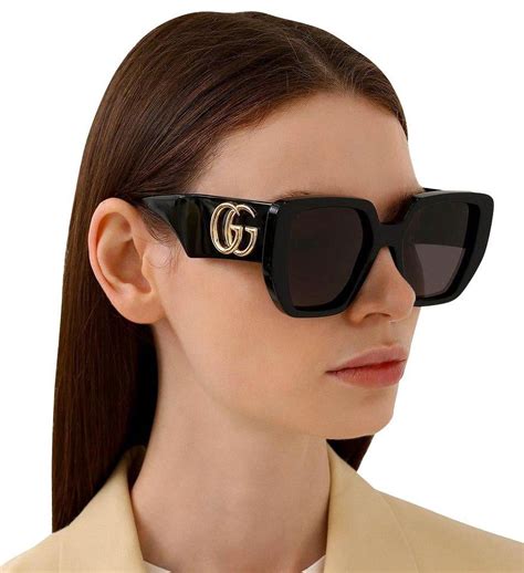 449422 0956 gucci|Gucci GG0956S Square Sunglasses .